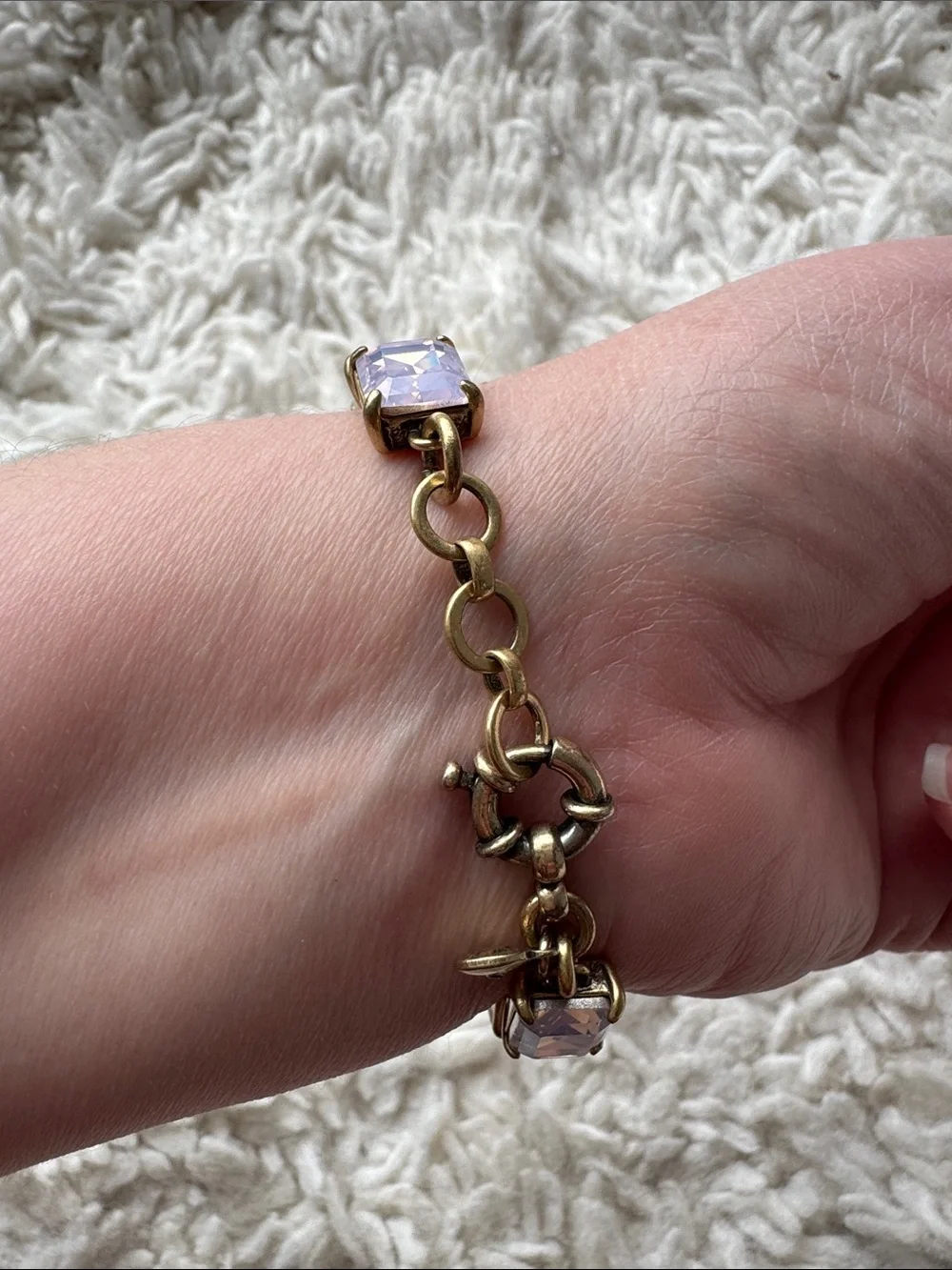 J. Crew Emerald Cut Bracelet